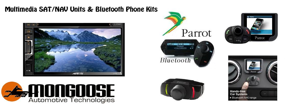 Multimedia Navigation Systems and Bluetooth Phone Kits